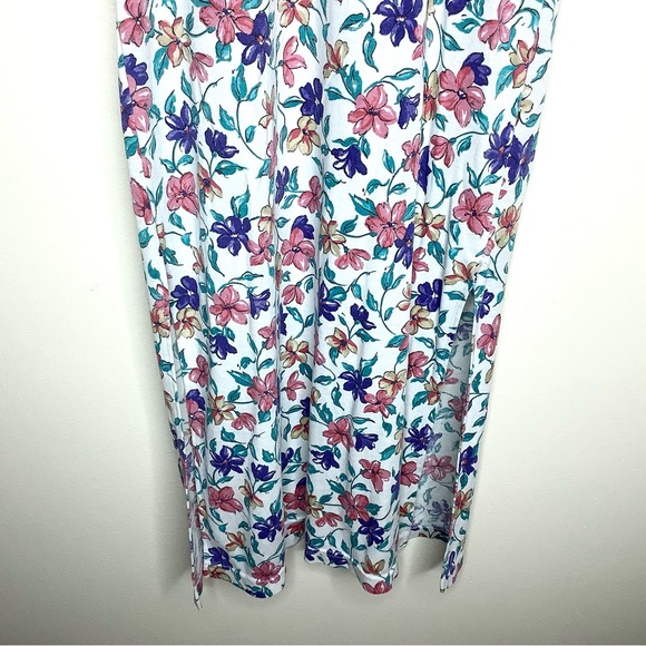 < Vintage Basic Editions Floral Print Maxi Dress > - Picture 4 of 6